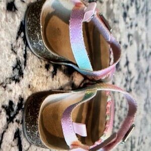 Charming glitter braided shoes